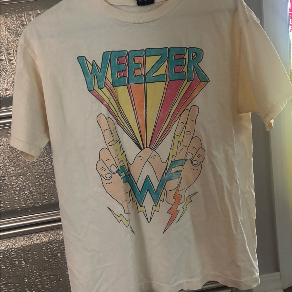 Weezer Cream Graphic Tee